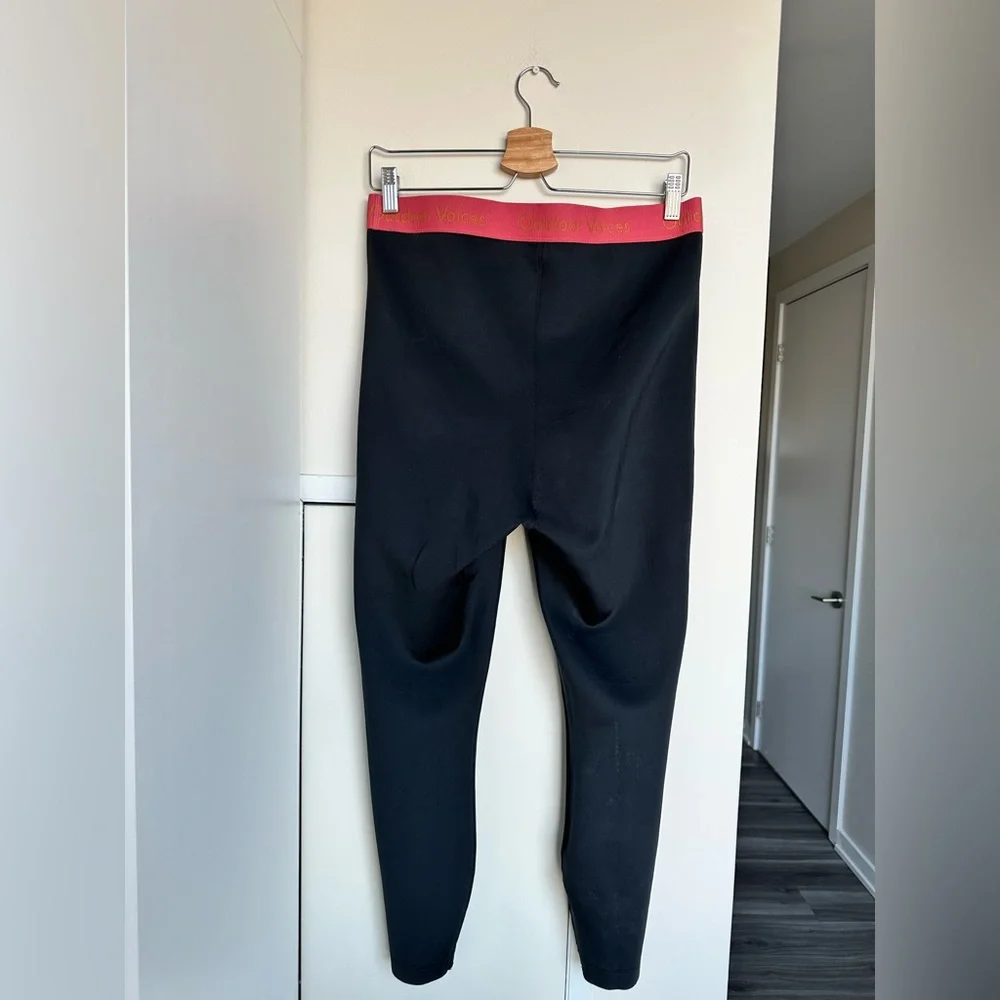 Outdoor Voices Black and Pink Smooth Leggings Size L - Picture 8 of 13